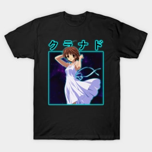 Retro Nagisa Clannad Manga T-Shirt